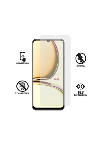 Realme C53 Ekran Koruyucu Mat Parmak İzi Bırakmaz Şeffaf