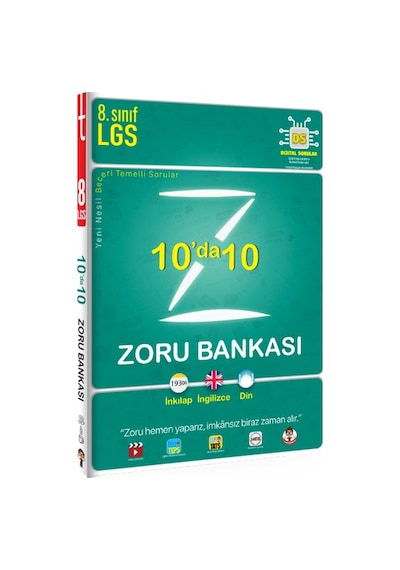 Tonguç 8. Sınıf LGS Zoru Bankası Set 4 Kitap