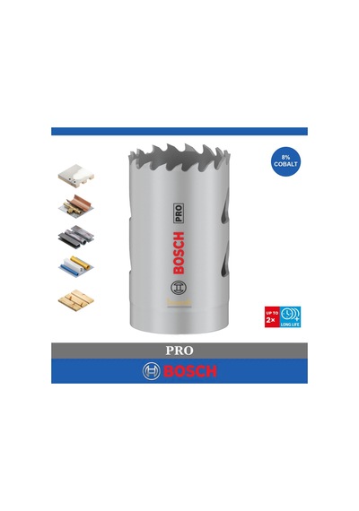 Bosch Pro 33 Mm Multi Vidalı Bi-metal Panç 2608901503