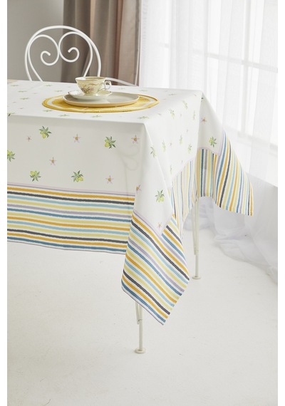 Ays Home Limon Desen Yemek Masası Örtüsü