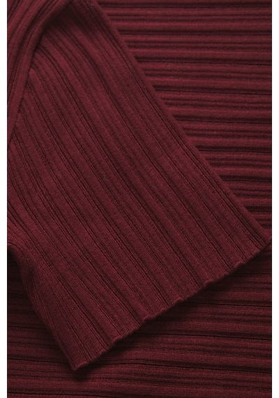 Jack & Jones Jjxx Kadın Polo Triko Tişört Bordo