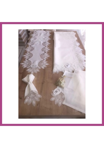 Gees Global Sofra Takımı Lady Gardenya Keten Yemek Takımı 160x220 Masa Seti 26 Parça Runner Set Krem Gbzs Gees Global Sofra Takımı Lady Gardenya Keten Yemek Takımı 160x220 Masa Seti 26 Parça Runner Set Krem Gbzs