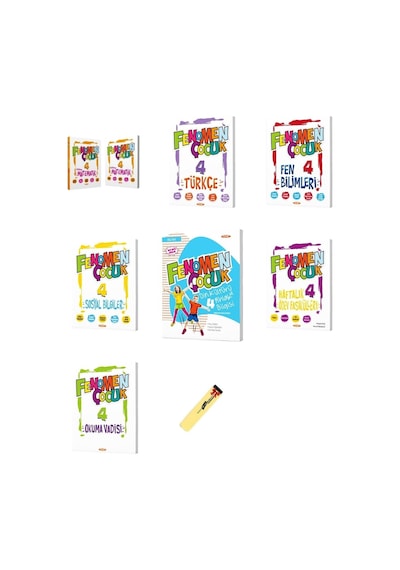 Fenomen Çocuk 4. Sınıf Tüm Dersler 8li Set