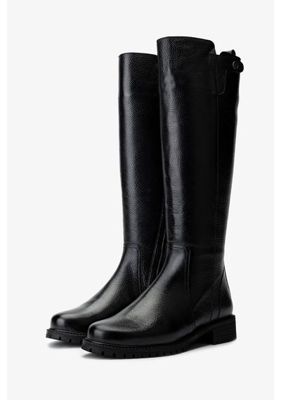 Valmenti Kadın Siyah Floter Casual Çizme 33 2024 Bn Czm Sk24-25 Sıyah Fltr Siyah Deri