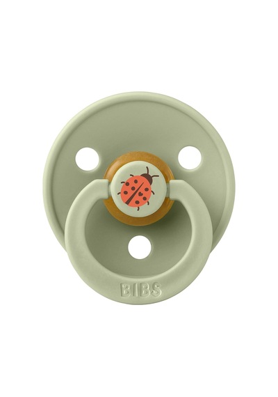 Bibs Studio Colour Ladybug Emzik-sage 6-18 Ay