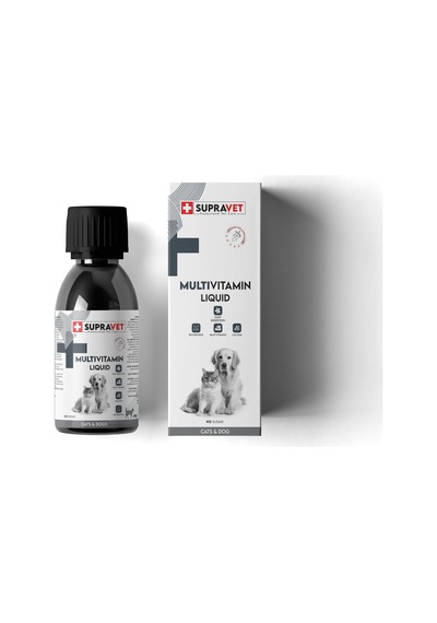 Multivitamin Kedi Ve Köpek Sağlığı İçin Sıvı Damla 100 Ml