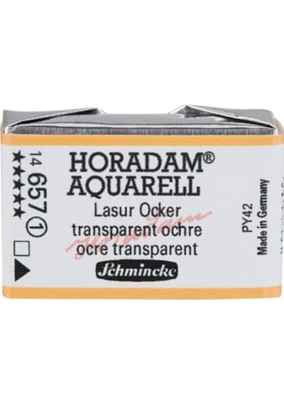 Schmincke : Horadam Aquarell Artist Sulu Boya : Tam Tablet : Seri 1 657 Transparent Ochre