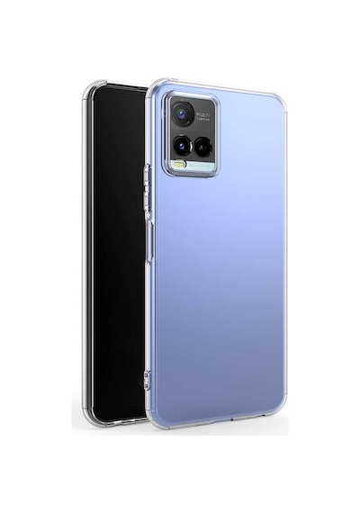 Vivo Y33S Kılıf Lüx Şeffaf Kamera Lens Korumalı Silikon Kılıf