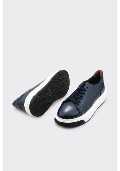 Derinet Hakiki Deri Comfort Taban Erkek Sneaker Laci Laci