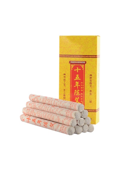 Özel Sınıf Artemisia Strip 15 Yıl Moxibustion Rulo 18 200mm Spa Salonu Veya Ev Kullanımı İçin 10 Adet