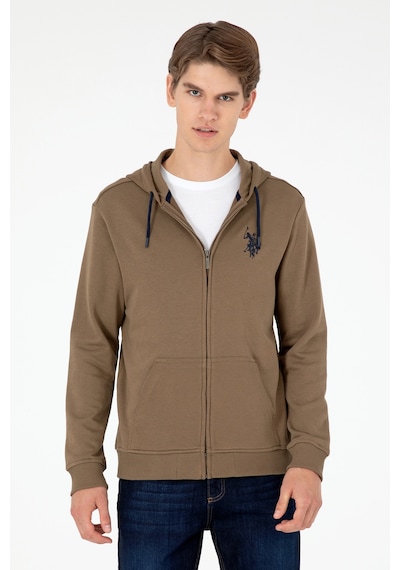 U.s. Polo Assn. Erkek Haki Sweatshirt 50295147-vr027 Haki
