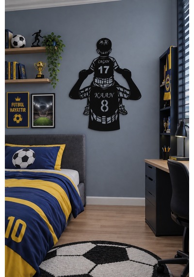 Led Işıklı Kişiye Özel Baba Oğul Futbol Temalı Duvar Dekoru İsim Ve Numara Baskılı Tablo Babalar Günü Hediyesi Beyaz - 929443128 Led Işıklı Kişiye Özel Baba Oğul Futbol Temalı Duvar Dekoru İsim Ve Numara Baskılı Tablo Babalar Günü Hediyesi Beyaz - 929443128