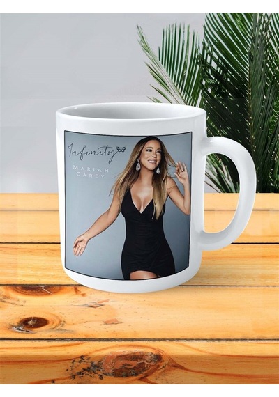 Mariah Carey Baskılı Kupa Bardak Kişiye Özel Desen 5 Çok Renkli