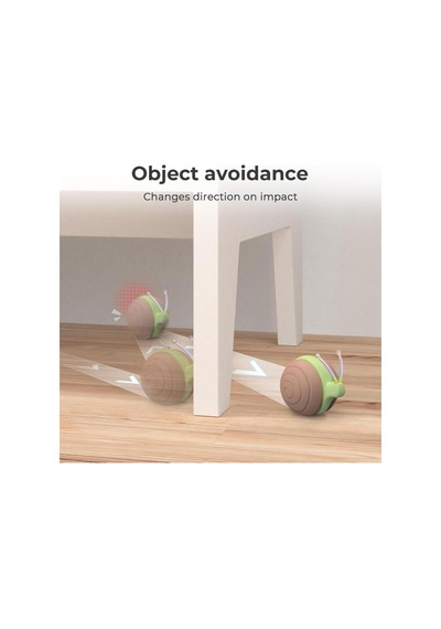 Şarjlı Akıllı İneraktif Kedi Salyangoz Oyuncağı 7x5x5,8 Cm