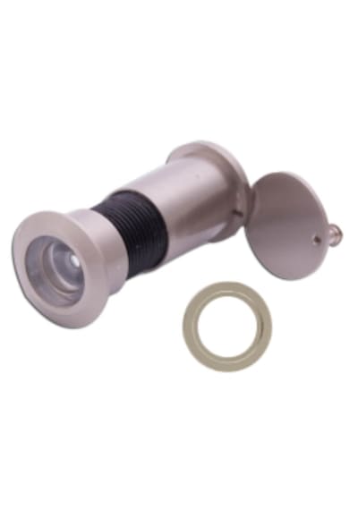 60X90 Kapaklı Saten/Sarı Çelik Kapı Dürbünü Çapı 24Mm (Pul Dahil)