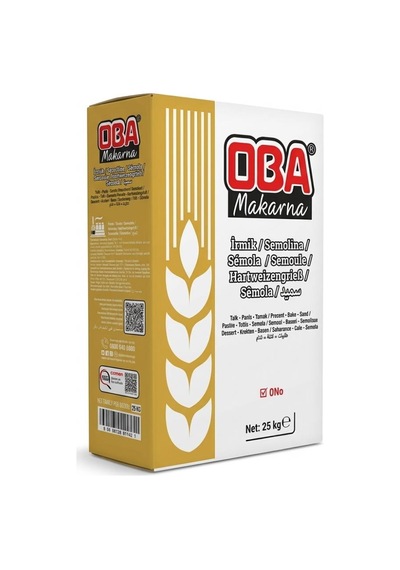 Oba Makarna İrmik No: 0 25 Kg
