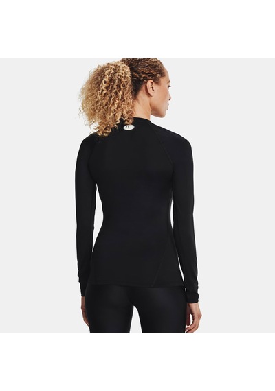 Under Armour Heat Gear Authentics Comp Kadın Siyah Uzun Kollu Antrenman İçliği 1365459
