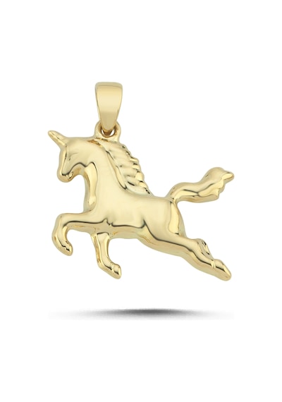 14 Ayar Unicorn Altın Kolye Ucu Sarı