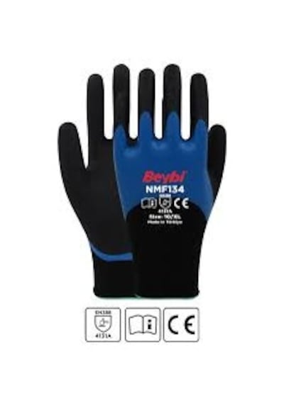 Beybi Nmf 134 Mikro 27 Cm Eldiven 24adet Köpük Kalın Nitril