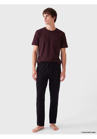 Lc Waikiki Lc Waıkıkı Siyah Standart Kalıp Erkek Pijama Alt