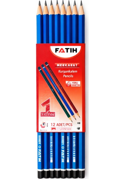 Fatih Mercanlı Kurşun Kalem 12 Adet