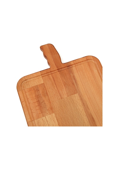 Ahşap Saplı Kesme, Sunum, Steak Tahtası 34 Cm Ahşap