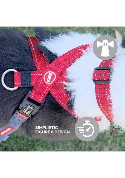 Ezydog Çekme Koşum Takımı Cross Check Koşum Takımı Eğitimi, Dolgulu, Yansıtıcı Küçük, Orta Ve Büy Genel