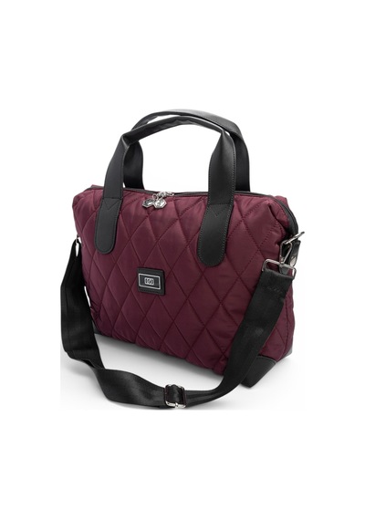 Silver & Polo Silver Polo Bordo - Siyah Memory Unisex Kadın Erkek Seyahat Çantası Sp1152