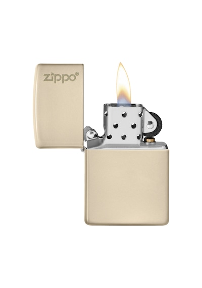 Zippo 49453Zl Flat Sand Logo Çakmak - 49453ZL-087047