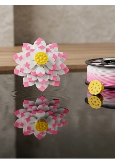 Dönerek Açılan Lotus Çiçeği Dekoratif Figür Diğer