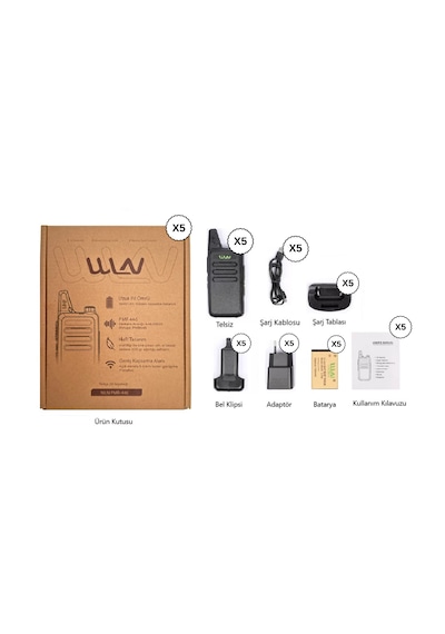 Wln PMR-446 El Telsizi 5'li