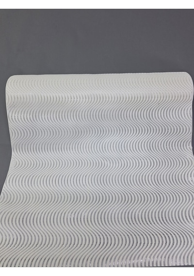 Pvc Küpür Dantel Raf Ve Dolap Örtüsü Runner Beyaz Kprhp021w 50 X 100