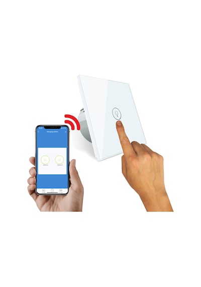 Alpsmart As-871Eu Dokunmatik Tekli Wi-Fi Akıllı Duvar Anahtarı