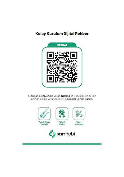 Sarmobi Mira 4 Kapaklı 2 Çekmeceli Dolap 54mra600108ayay Bej