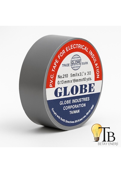 Globe Gri Elektrik Bandı 10 Adet