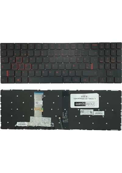 Lenovo Uyumlu Pc5yrg8-tur, V160420fs1-tr Klavye Tr Işıklı Siyah