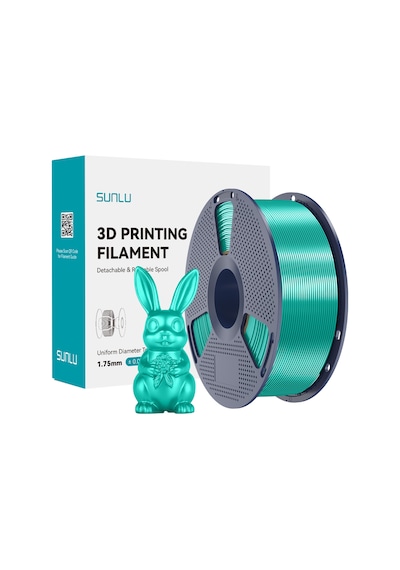 Sunlu Yeşil Silk Pla+ Filament - 1.75mm - 1 Kg