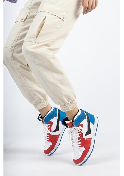 Kocamanlar 8070 Boğazlı Unisex Spor Ayakkabı Çok Renkli
