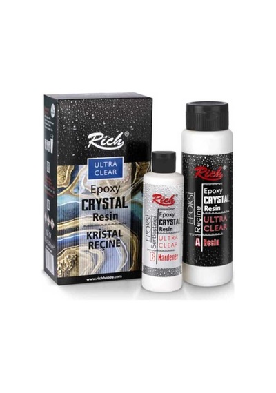 Crystal Resin Transparan 750cc Şeffaf Kristal Reçine Crystal Resin Transparan 750cc Şeffaf Kristal Reçine