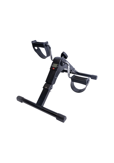 Walke Mini Kondisyon Bisikleti El Ayak Bisikleti Göstergeli Portatif Mini Bike Siyah