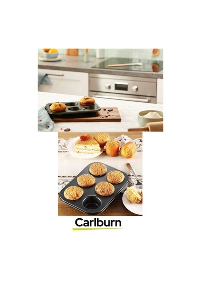 Premium Yüksek Isıya Dayanıklı Uzun Ömürlü Yapışmaz Yıkanabilir 6 Gözlü Muffin Cupcake Kalıbı Çok Renkli