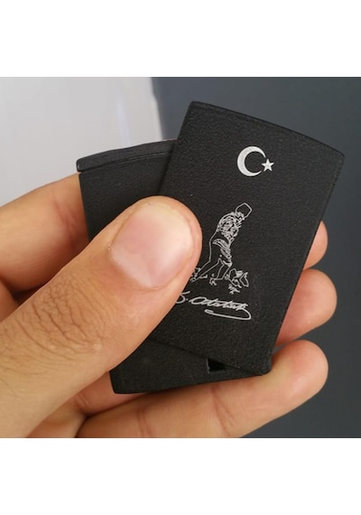 Atatürk Temalı Pürmüz Alevli Gazlı Çakmak