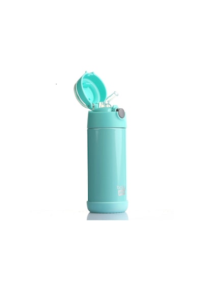 Baby Plus Çelik Termoslu Matara 350 Ml Mavi