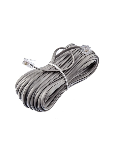 Telefon  Kablosu 5 Metre Jacklı Rj11 Köken  Kablo Adsl Modem  Kablo