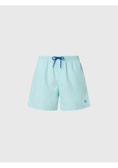 North Sails Allover Volley Erkek Deniz Şortu 40cm-33359 Turkuaz