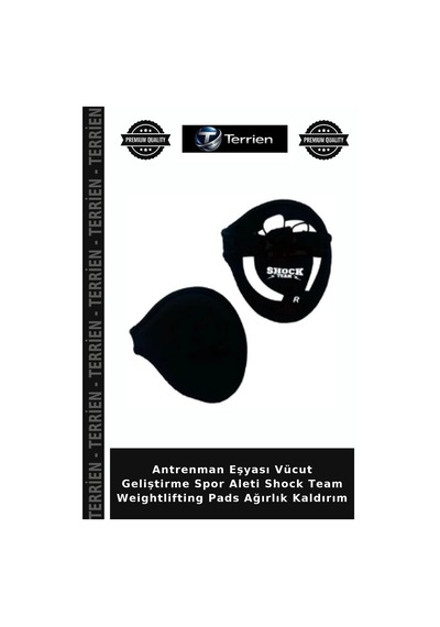Antrenman Eşyası Vücut Geliştirme Spor Aleti Shock Team Weightlifting Pads Ağırlık Kaldırım
