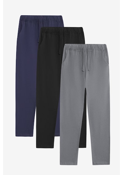 Elemge %100 Pamuk 3lü Erkek Pijama Altı Süprem Compact Penye Cepli İpli Rahat Kalıp Terletmez Siyah-gri-lac Siyah-gri-lacivert Elemge %100 Pamuk 3lü Erkek Pijama Altı Süprem Compact Penye Cepli İpli Rahat Kalıp Terletmez Siyah-gri-lac Siyah-gri-lacivert