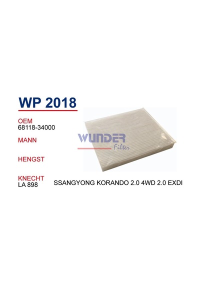 Ssangyong Korando 2012-2016 / Polen Filtresi