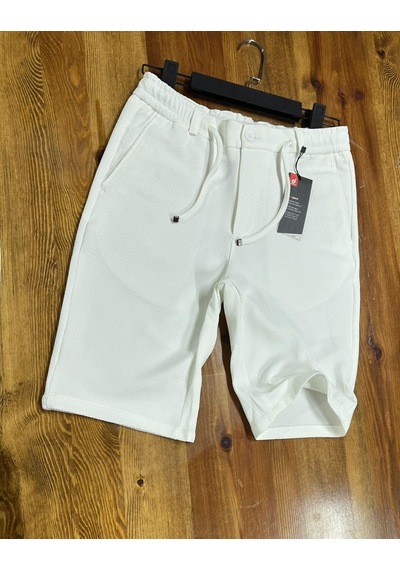 Demente Erkek Kayra Kumaş Beli Lastikli Şort Jogger 001