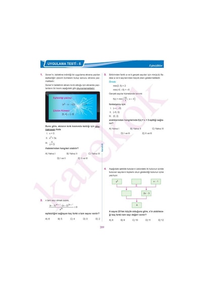 Karekök 11. Sınıf Matematik Soru Bankası
